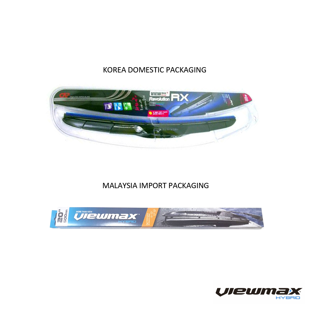 Hyundai Elantra AD CAP ViewMax Revolution RX Hybrid Windshield Wiper Blades 16