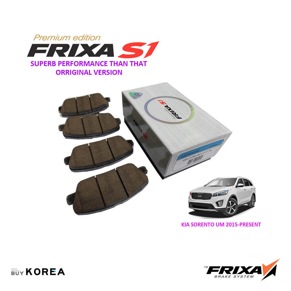 Kia Sorento UM 2015-Present Front Premium Edition Frixa S1 Brake Pad