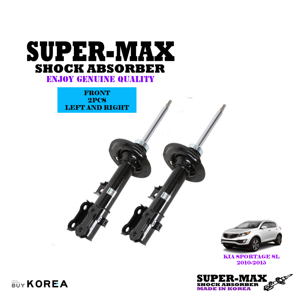 Kia Sportage SL Pre-Facelift 2011-2013 Front Left And Right Supermax Gas Shock Absorbers